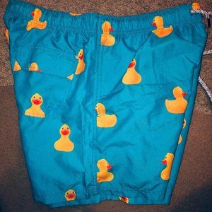 Rubber duck swim trunks, Large